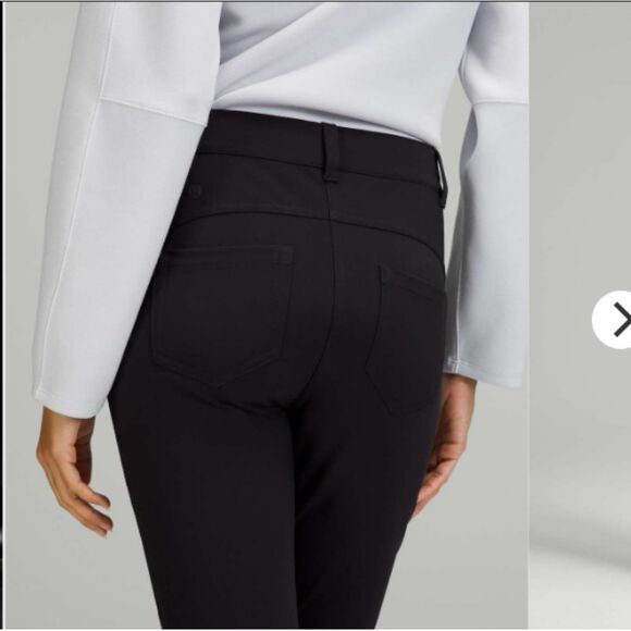 Lululemon City Sleek 5 Pocket 7/8 Pant Black size 27 - Picture 10 of 14
